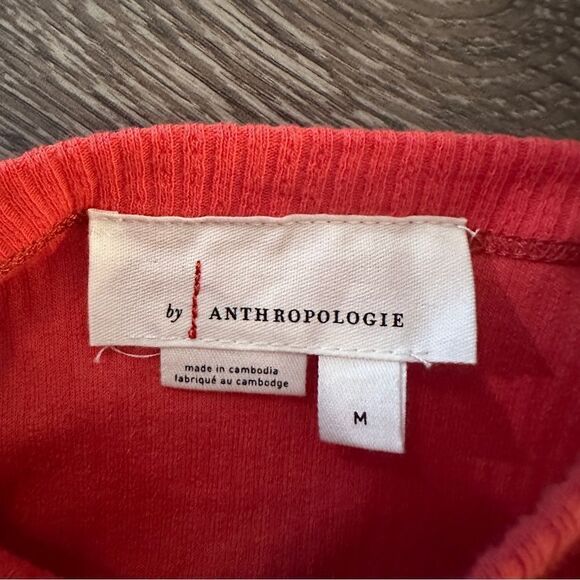 Anthropologie Ruffle-Sleeve Eyelet Top - Picture 5 of 9